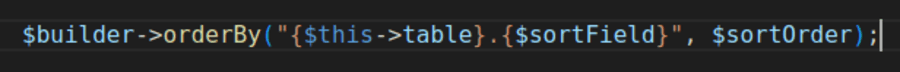 A VSCode screenshot of the correct answer for variable suggestion